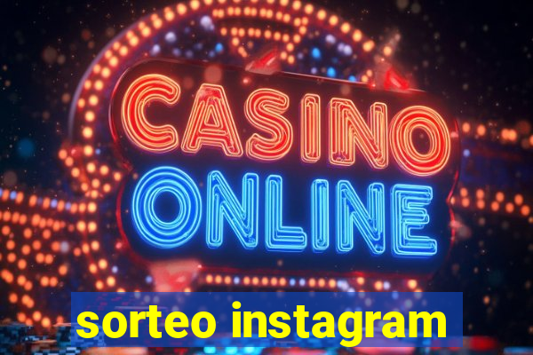 sorteo instagram